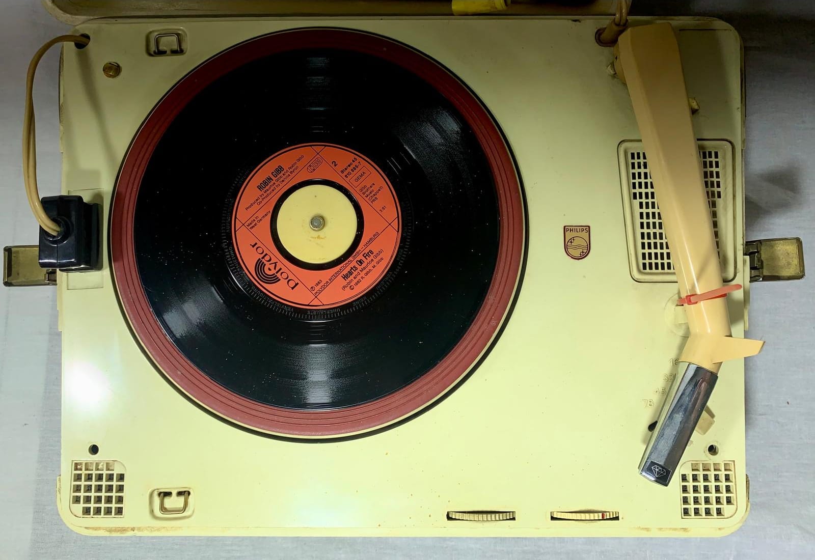 Philips Phonokoffer Luxus-Cocktail AG4456 F/00 (SK65 Portable Record Player)