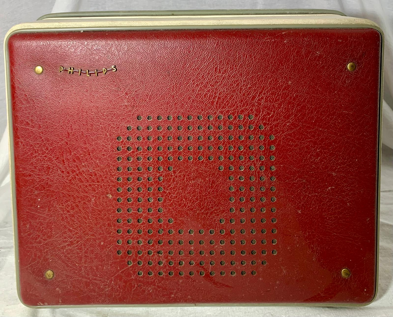 Philips Phonokoffer Luxus-Cocktail AG4456 F/00 (SK65 Portable Record Player)